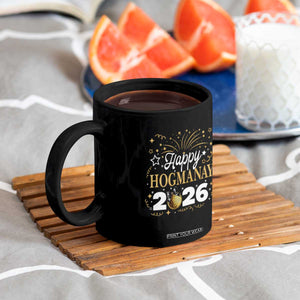 Scottish New Year 2026 Coffee Mug Happy Hogmanay NYE Party Faux Glitter Effect Printed TS11 Print Your Wear