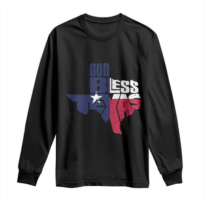 American Texan Long Sleeve Shirt God Bless Texas TX Flag TS11 Black Print Your Wear