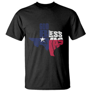 American Texan T Shirt God Bless Texas TX Flag TS11 Black Print Your Wear