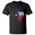 American Texan T Shirt God Bless Texas TX Flag