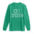 Funny St Patrick's Day 0% Irish Long Sleeve Shirt Celtic Knot TS11 Irish Green Print Your Wear