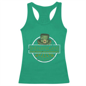 Funny St Patrick's Day Shenanigans Squad Racerback Tank Top Shamrock TS11 Irish Green Print Your Wear