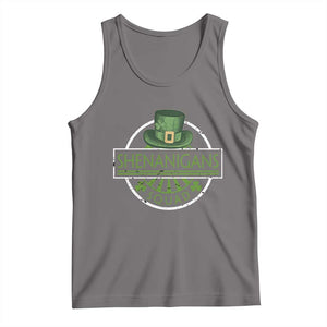 Funny St Patrick's Day Shenanigans Squad Tank Top Shamrock TS11 Deep Heather Print Your Wear