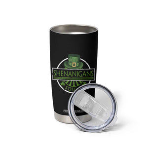 Funny St Patrick's Day Shenanigans Squad Tumbler Cup Shamrock TS11 Print Your Wear