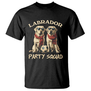 Labrador Retriever Dog T Shirt Black Labrador Party Squad Love TS11 Black Print Your Wear