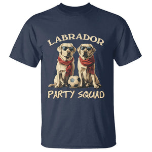 Labrador Retriever Dog T Shirt Black Labrador Party Squad Love TS11 Navy Print Your Wear