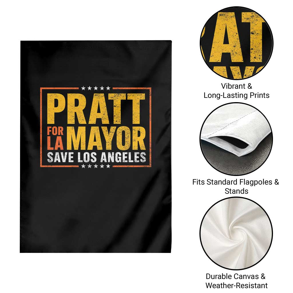 Pratt For Mayor Save Los Angeles Garden Flag Spencer Supporter TS11 Print Your Wear