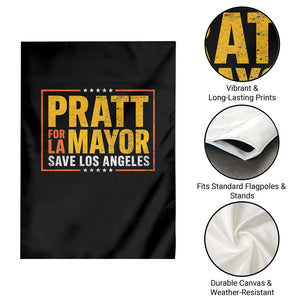 Pratt For Mayor Save Los Angeles Garden Flag Spencer Supporter TS11 Print Your Wear