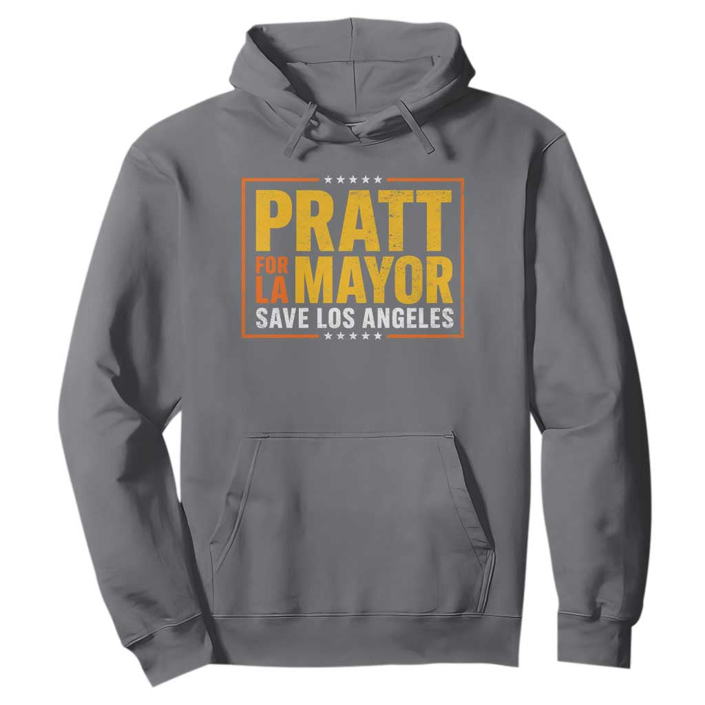 Pratt For Mayor Save Los Angeles Hoodie Spencer Supporter TS11 Charcoal Print Your Wear