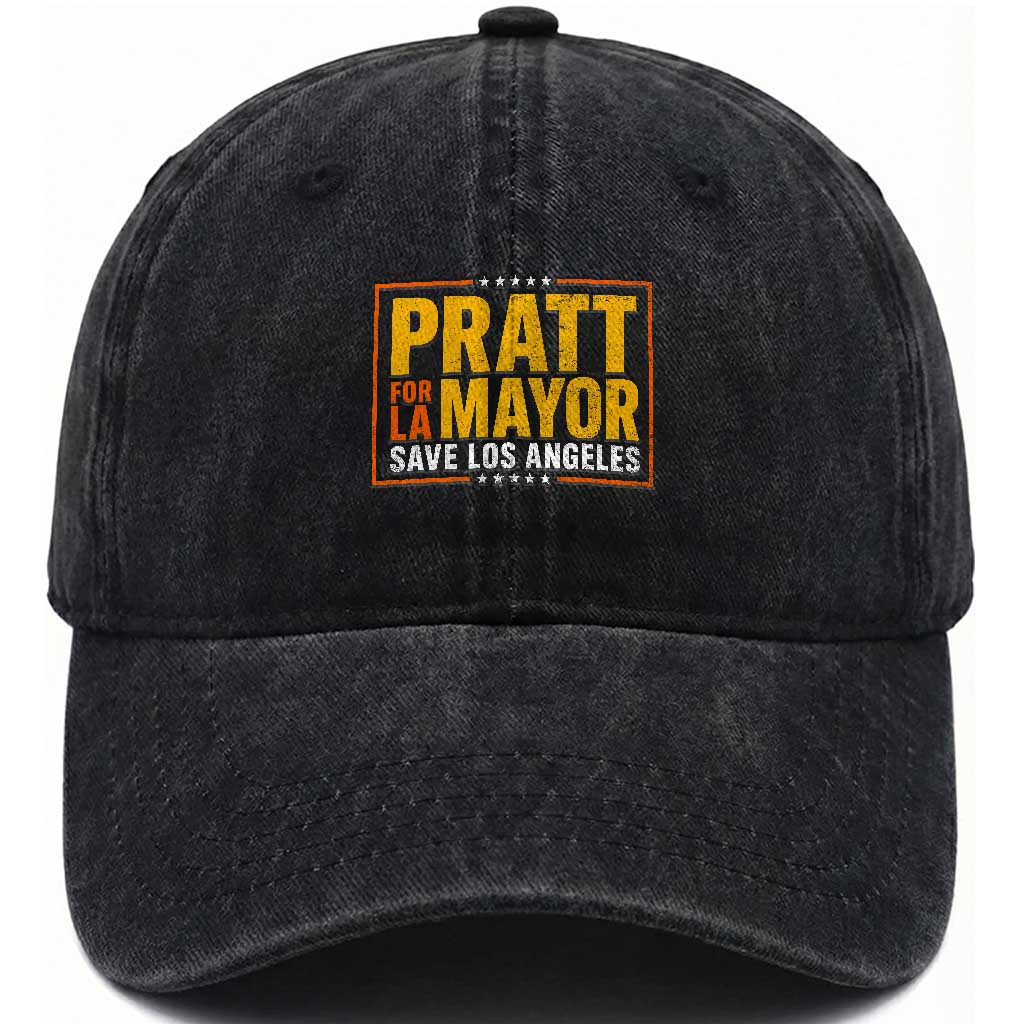 Save Los Angeles – Spencer Pratt For Mayor Washed Cap – LA Political Humor Baseball Hat TS11 Print Your Wear