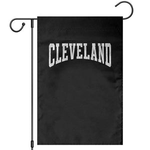 Cleveland Ohio OH City Throwback Design Vintage Garden Flag TS11 Black Print Your Wear