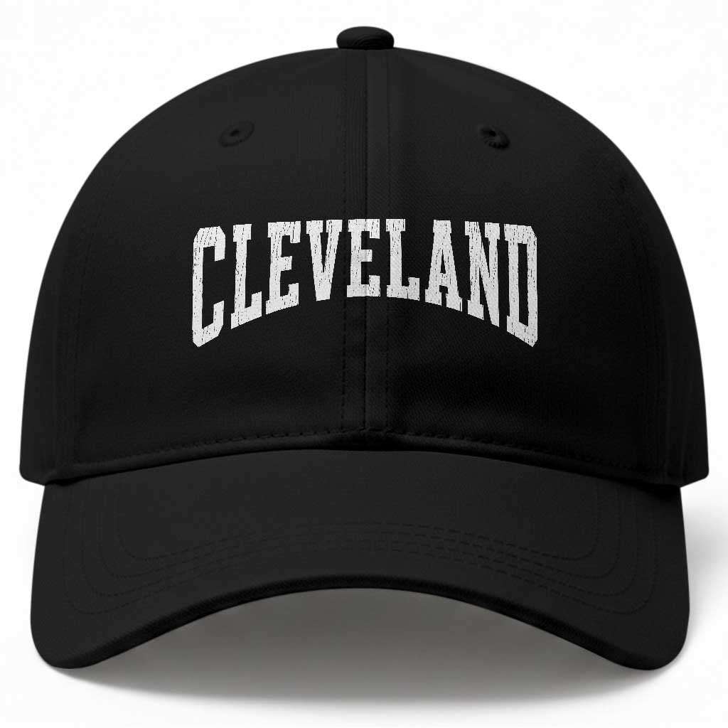 Cleveland Ohio OH City Throwback Design Vintage Baseball Cap TS11 Print Your Wear