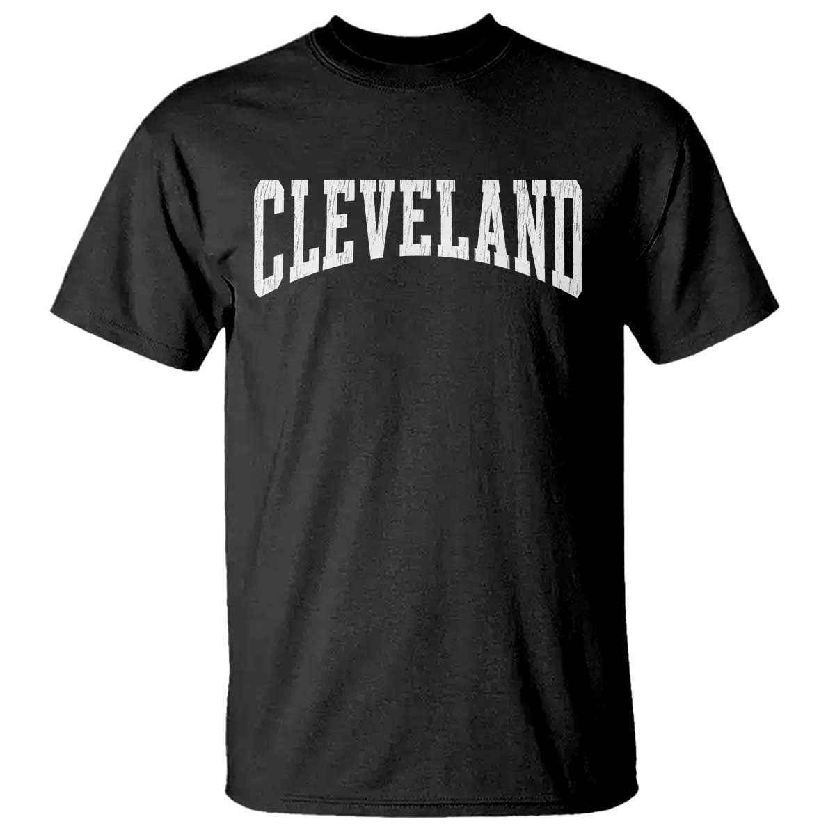 Cleveland Ohio OH City Throwback Design Vintage T Shirt TS11 Black Print Your Wear