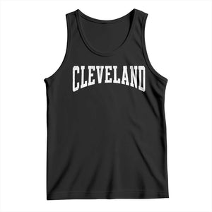 Cleveland Ohio OH City Throwback Design Vintage Tank Top TS11 Black Print Your Wear