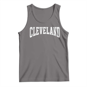 Cleveland Ohio OH City Throwback Design Vintage Tank Top TS11 Deep Heather Print Your Wear