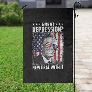 Franklin D Roosevelt Garden Flag Great Depression New Deal With It TS11 Print Your Wear