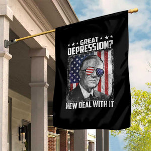 Franklin D Roosevelt Garden Flag Great Depression New Deal With It TS11 Print Your Wear
