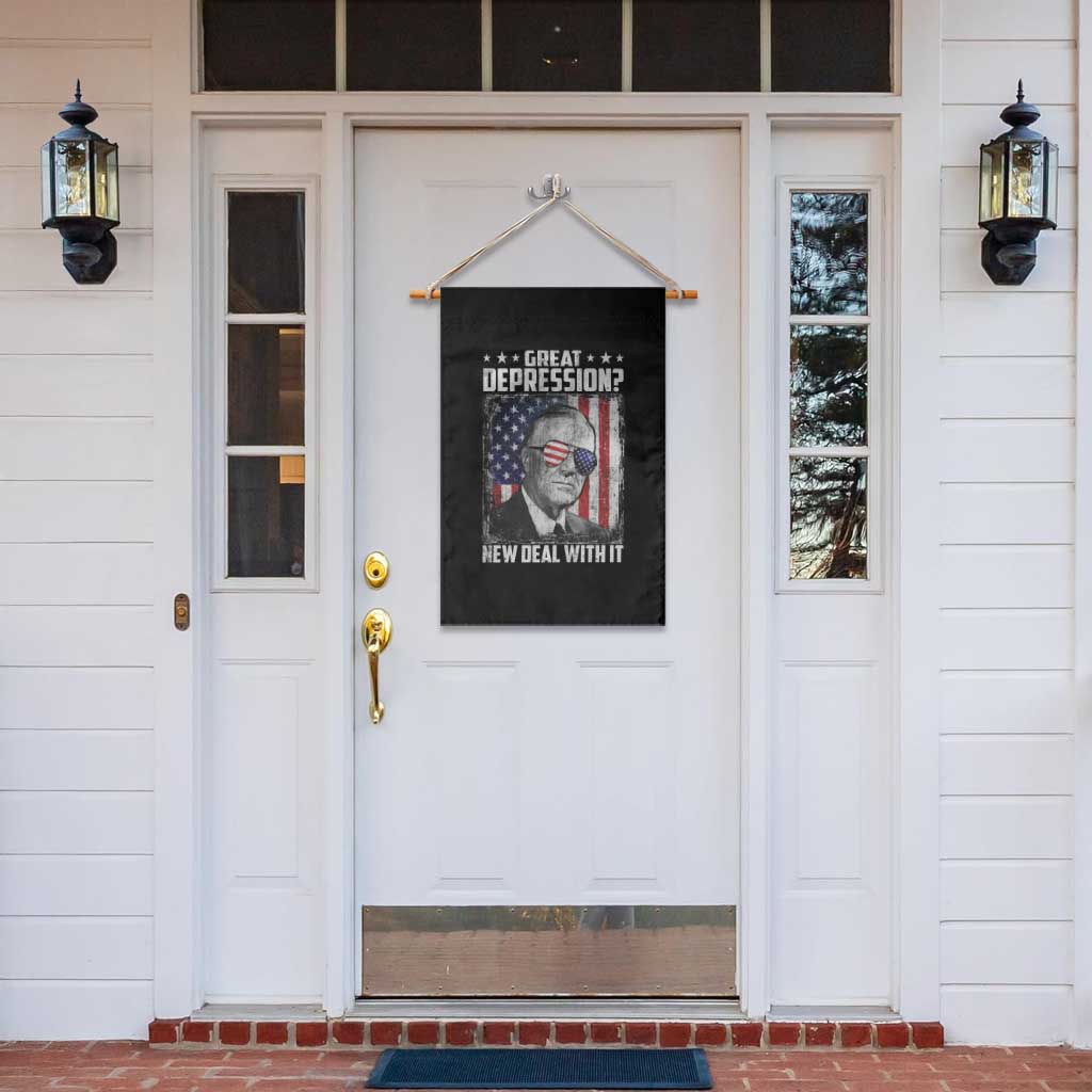 Franklin D Roosevelt Garden Flag Great Depression New Deal With It TS11 Print Your Wear