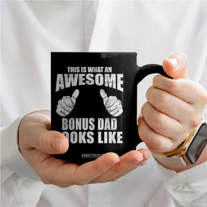 This Is What An Awesome Bonus Dad Looks Like Coffee Mug Funny Step Dad Fathers Day Gifts TS11 Print Your Wear