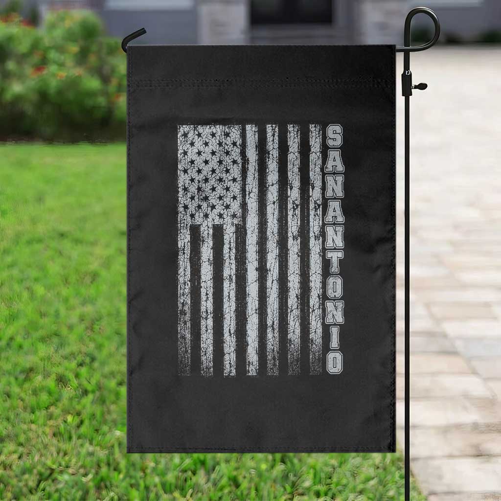 San Antonio Texas State Pride Vintage American Flag Garden Flag TS11 Print Your Wear