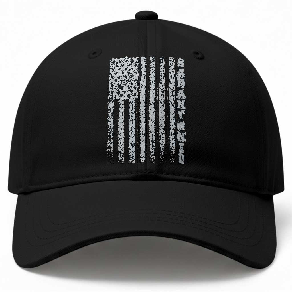 San Antonio Texas State Pride Vintage American Flag Baseball Cap TS11 Print Your Wear