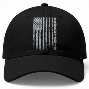 San Antonio Texas State Pride Vintage American Flag Baseball Cap TS11 Print Your Wear