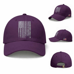 San Antonio Texas State Pride Vintage American Flag Baseball Cap TS11 Baseball Cap Universal Fit Purple Print Your Wear