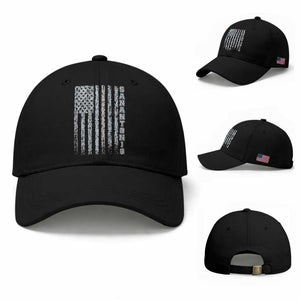 San Antonio Texas State Pride Vintage American Flag Baseball Cap TS11 Baseball Cap Universal Fit Black Print Your Wear