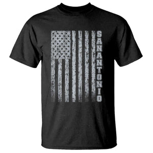 San Antonio Texas State Pride Vintage American Flag T Shirt TS11 Black Print Your Wear