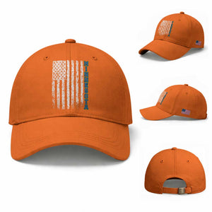 Minnesota MN State Pride Vintage American Flag Baseball Cap TS11 Baseball Cap Universal Fit Orange Print Your Wear