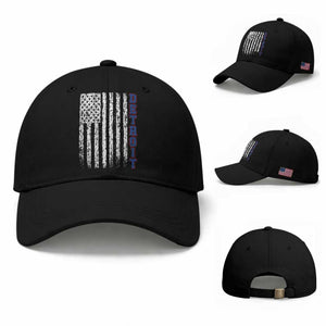 Detroit Michigan State Pride Vintage American Flag Baseball Cap TS11 Baseball Cap Universal Fit Black Print Your Wear