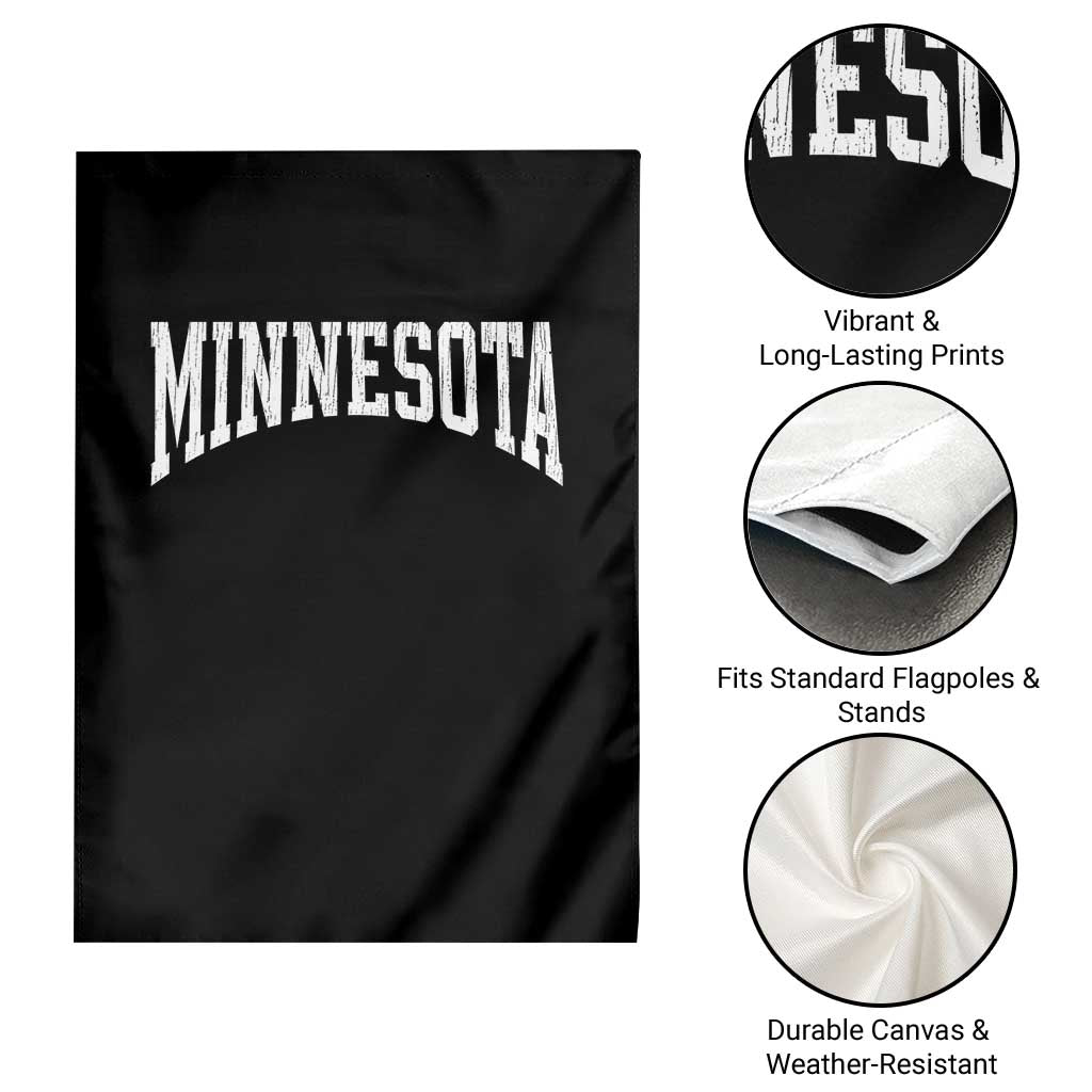 Minnesota MN State Throwback Design Vintage Garden Flag TS11 Print Your Wear