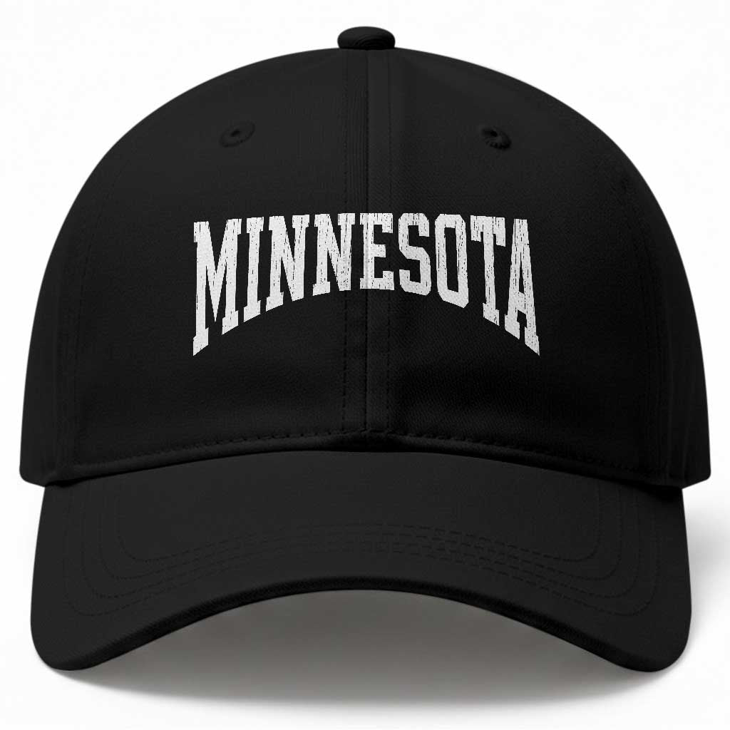 Minnesota MN State Throwback Design Vintage Baseball Cap TS11 Print Your Wear