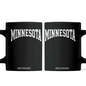 Minnesota MN State Throwback Design Vintage Coffee Mug TS11 Black Print Your Wear