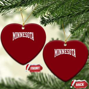 Minnesota MN State Throwback Design Vintage Ceramic Ornament TS11 Print Your Wear