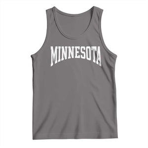 Minnesota MN State Throwback Design Vintage Tank Top TS11 Deep Heather Print Your Wear