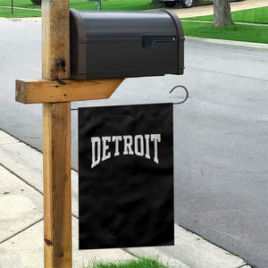 Detroit Michigan City Throwback Design Vintage Garden Flag TS11 Print Your Wear