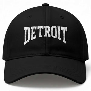 Detroit Michigan City Throwback Design Vintage Baseball Cap TS11 Print Your Wear