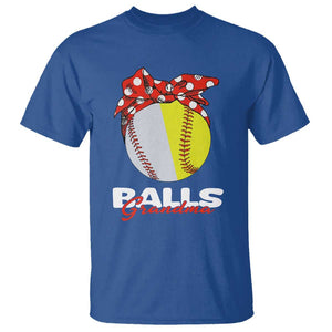 Balls Grandma T Shirt Baseball Softball Grandmother Sport TS11 Royal Blue Print Your Wear