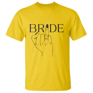 Funny Bride T Shirt Cute Wedding Honeymoon Finger Ring TS11 Daisy Print Your Wear