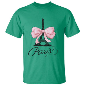 Eiffel Tower French T Shirt Paris Coquette France Pink Bow Aesthetic TS11 Irish Green Print Your Wear