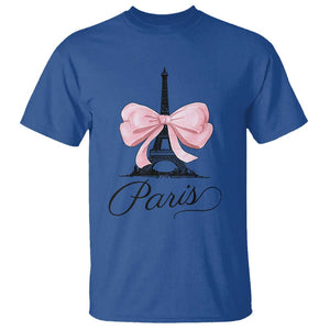 Eiffel Tower French T Shirt Paris Coquette France Pink Bow Aesthetic TS11 Royal Blue Print Your Wear