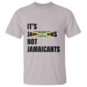 Jamaica T Shirt It's Jamaicans Not Jamaicants Flag TS11 Ice Gray Print Your Wear