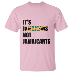 Jamaica T Shirt It's Jamaicans Not Jamaicants Flag TS11 Light Pink Print Your Wear