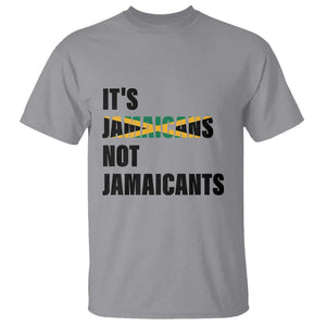 Jamaica T Shirt It's Jamaicans Not Jamaicants Flag TS11 Sport Gray Print Your Wear