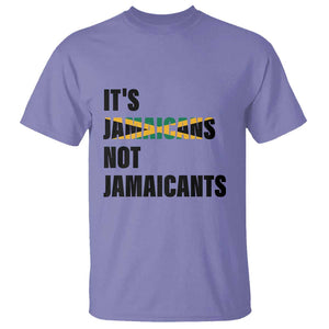 Jamaica T Shirt It's Jamaicans Not Jamaicants Flag TS11 Violet Print Your Wear