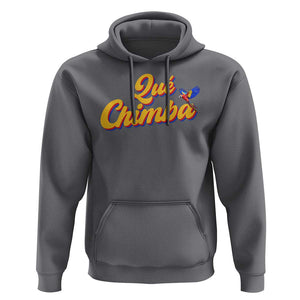 Colombia Hoodie Qu Chimba Parrot Colombian Slang TS11 Charcoal Print Your Wear