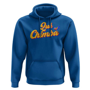 Colombia Hoodie Qu Chimba Parrot Colombian Slang TS11 Royal Blue Print Your Wear