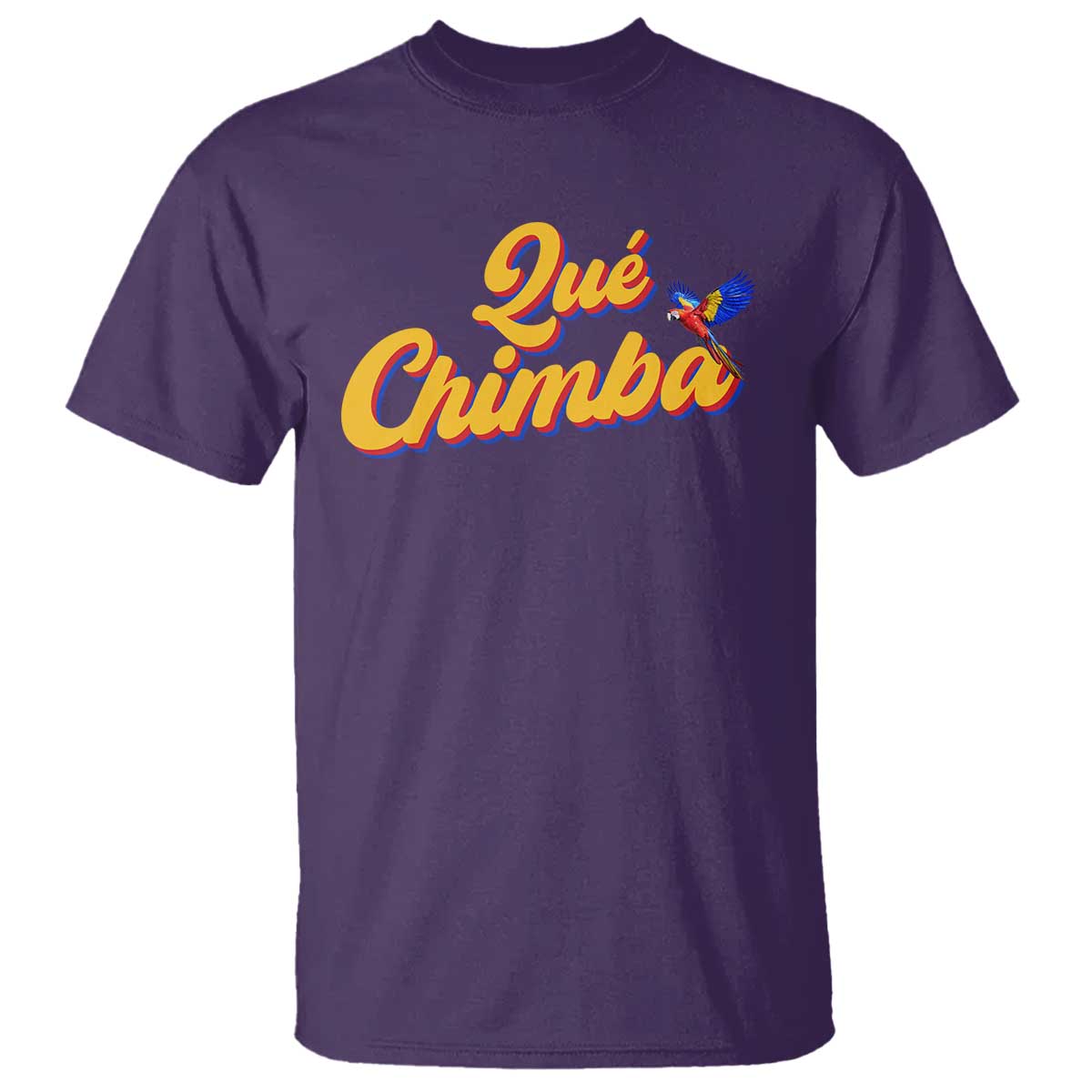 Colombia T Shirt Qu Chimba Parrot Colombian Slang TS11 Purple Print Your Wear