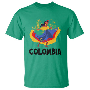 Colombianas T Shirt Colombia Cumbia Butterfly Flag Roots TS11 Irish Green Print Your Wear